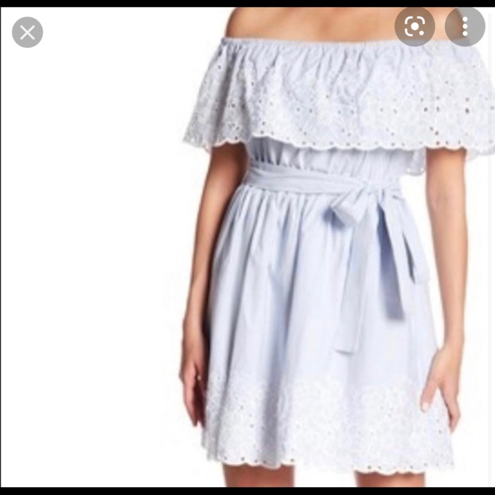 Cece off the shoulder dress
